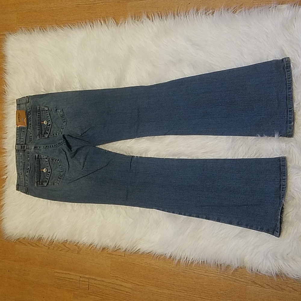 TOKYO DENIM BOOTCUT BLUE JEANS - Picture 4 of 7